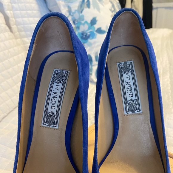 Ivy kirizhner royal blue heels “pyramid” size 7 - Picture 8 of 13
